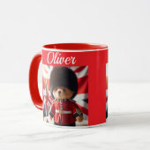 Lustiger britischer Becher Tasse (Vorderseite Links)