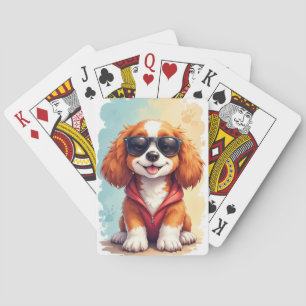 Lustiger Brittany Spaniel Kawaii Hund Spielkarten
