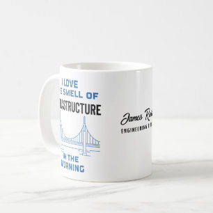 Lustiger Brückenbauingenieur für Tiefbau Kaffeetasse