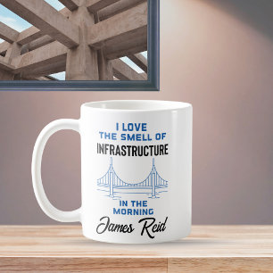 Lustiger Brückenbauingenieur für Tiefbau Kaffeetasse
