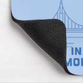 Lustiger Brückenbauingenieur für Tiefbau Mousepad (Ecke)