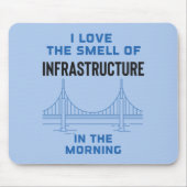 Lustiger Brückenbauingenieur für Tiefbau Mousepad (Vorne)