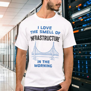 Lustiger Brückenbauingenieur für Tiefbau T-Shirt