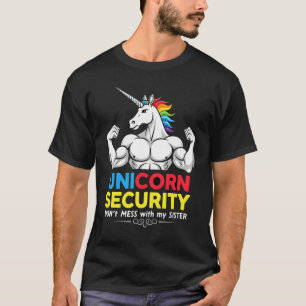 Lustiger Bruder-Einhorn-Sicherheit Verärgere Nicht T-Shirt