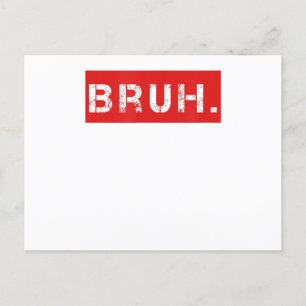 Lustiger Bruder-Gruß-Geschenk-Spruch für Teenager Postkarte