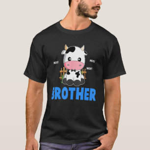 Lustiger Bruder Kuh Süße Kuh Bauer Geburtstag Pass T-Shirt