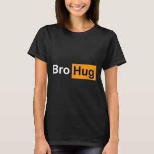 Lustiger Bruder Umarmung Bodybuilding Kraftdrehen  T-Shirt