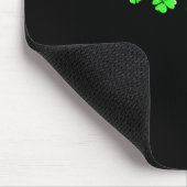 Lustiger Bruh St. Patrick's Day Shamrock Leprechau Mousepad (Ecke)