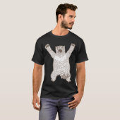 Lustiger brüllender Bär T-Shirt (Vorne ganz)