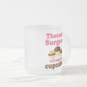 Lustiger Brust- Chirurg Mattglastasse (VorderseiteRechts)