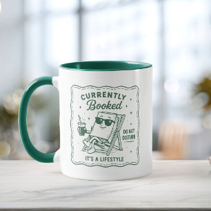 Lustiger Bücherliebhaber Süß Zurzeit Gebucht Kaffe Tasse