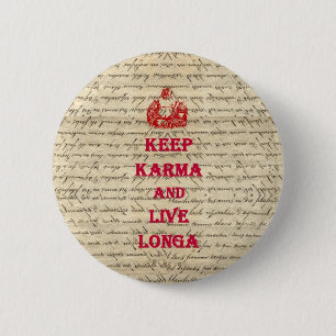 Lustiger Buddha-Spruch Button