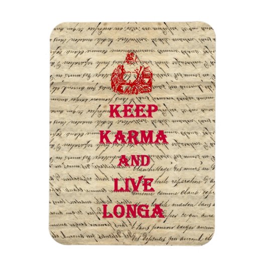Lustiger Buddha-Spruch Magnet (Vertikal)