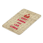 Lustiger Buddha-Spruch Magnet (Linke Seite)