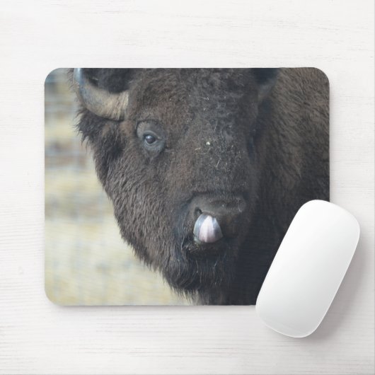 Lustiger Büffel Mousepad (Mit Mouse)