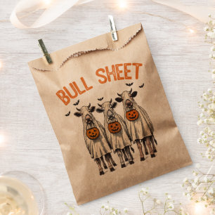 Lustiger Bull Sheet Vintage Halloween Geschenktütchen