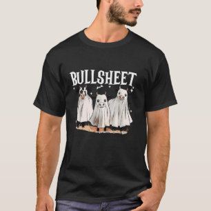 Lustiger Bullenmist Western Highland Kühe Gruselig T-Shirt