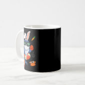Lustiger Bunny-Hai-Ostern-Eier Bysket Kinder Kaffeetasse (Vorderseite Links)