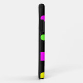 Lustiger bunter Tupfen-Name Case-Mate iPhone Hülle (Hinten/Rechts)