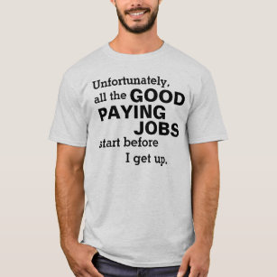 Lustiger Büro Humor-Zitat-T - Shirt