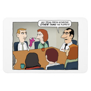 Lustiger Büro-Socken-Marionetten-Magnet Magnet