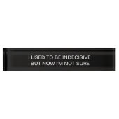 Lustiger Büro-Witz Namensplakette (Vorderseite)