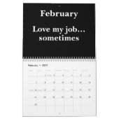 Lustiger Büro-Zitat-Kalender 2026 Kalender (Feb 2027)