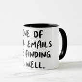 Lustiger Büro-Zitat/Spruch Tasse (VorderseiteRechts)