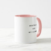 Lustiger Bürobecher mit sarkastischen Arbeitszitat Tasse (VorderseiteRechts)