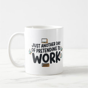 Lustiger Bürohumor, der vorgibt, für einen Arbeits Kaffeetasse