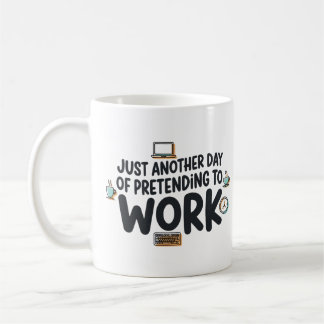 Lustiger Bürohumor, der vorgibt, für einen Arbeits Kaffeetasse