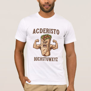 Lustiger Burrito-Gym-Design T-Shirt