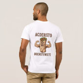 Lustiger Burrito-Gym-Design T-Shirt (Schwarz voll)