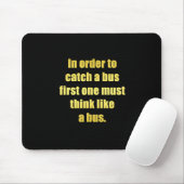 Lustiger Bus-Witz Mousepad (Mit Mouse)