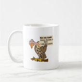 Lustiger Bussard-Rechtsanwalt-Witz-Cartoon Kaffeetasse (Links)