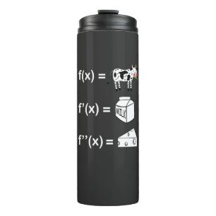 Lustiger Calculus-Ableitung Cowculus Zurück zur Sc Thermosbecher