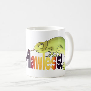 Lustiger Camou-Flawless-Chamäleon-Wortwitz Kaffeetasse