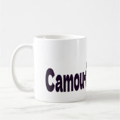 Lustiger Camou-Flawless-Chamäleon-Wortwitz Kaffeetasse (Links)
