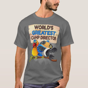 Lustiger Camp-Direktor Tropical T-Shirt