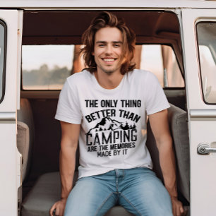 Lustiger Camper-Slogan Sommer-Camping-Zitate T-Shirt