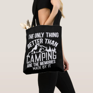 Lustiger Camper-Slogan Sommer-Camping-Zitate Tasche
