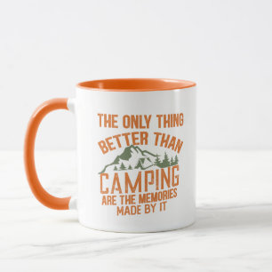 Lustiger Camper-Slogan Sommer-Camping-Zitate Tasse