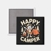 Lustiger Camping Glücklicher Camper-Witz Kinder Magnet (Vorderseite/Rückseite)