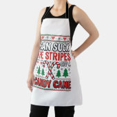 Lustiger Candy Cane Weihnachtspullover Schürze (InSitu)