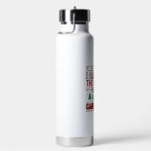 Lustiger Candy Cane Weihnachtspullover Trinkflasche (rechts)