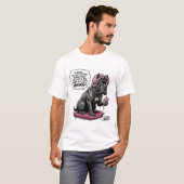 Lustiger Cane Corso Peekaboo T-Shirt (Vorne ganz)