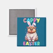 Lustiger Cappy-Oster-Capybara-Meme Frohe Ostern Magnet (Vorderseite/Rückseite)