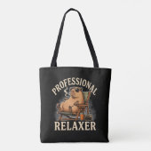 Lustiger Capybara-Betriebsentspanner Tasche (Rückseite)