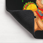 Lustiger Capybara Cinco de Mayo Fiesta Sombrero Ta Mousepad (Ecke)