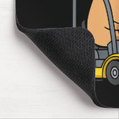 Lustiger Capybara-Gabelstapler-zertifizierter Bedi Mousepad (Ecke)